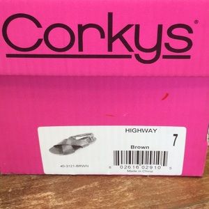 Brand new in box Corey's sandals